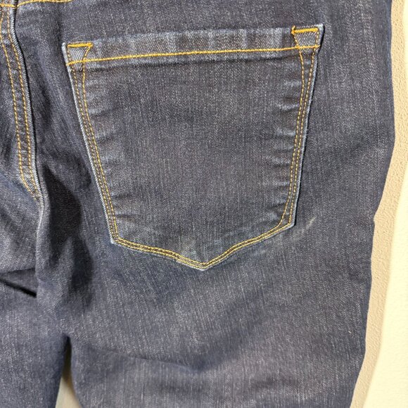 LOFT Modern Crop Jeans Womens 29/8 Dark Wash Carpi High Waist - Picture 8 of 11